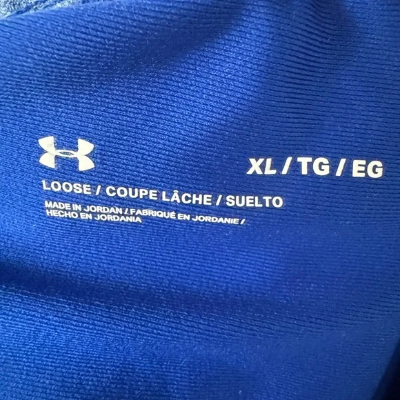 Under Armour Blue Athletic Performance Shorts - Picture 3 of 3